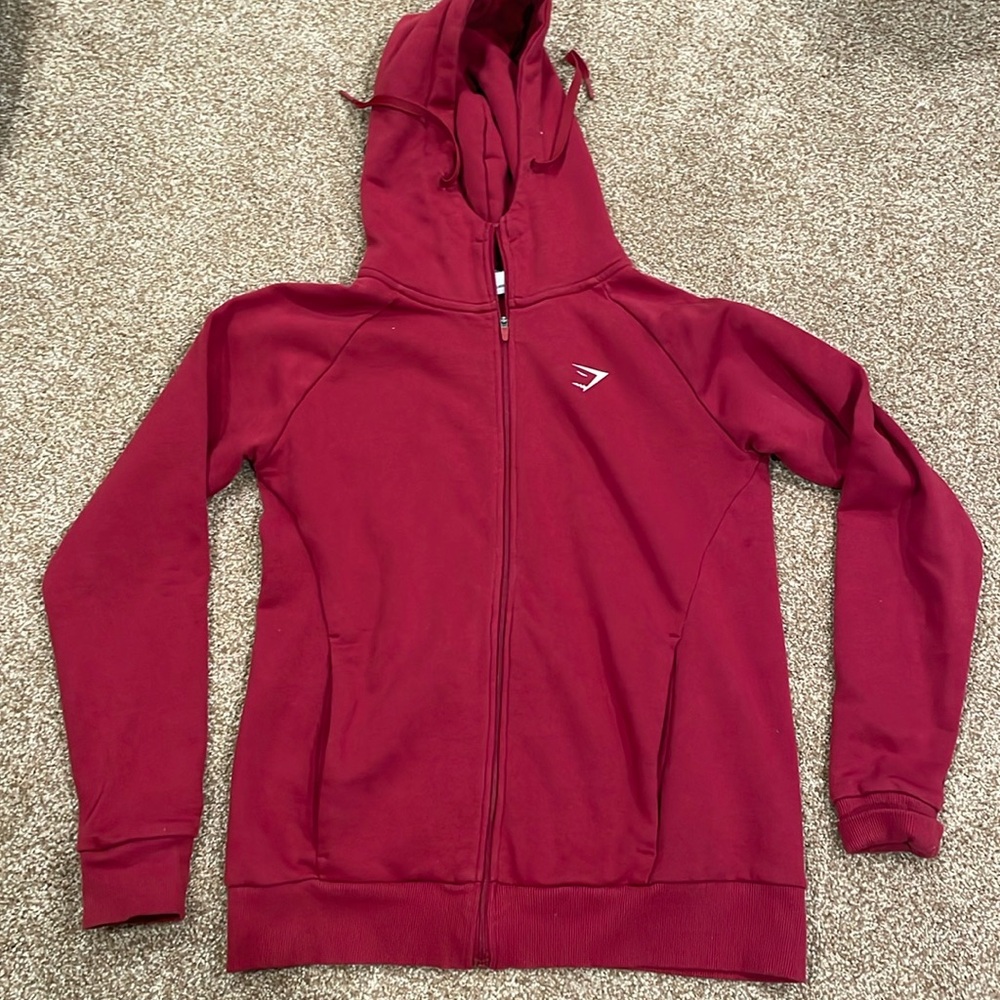 Women’s hooded Gymshark sweatshirt. Worn once.